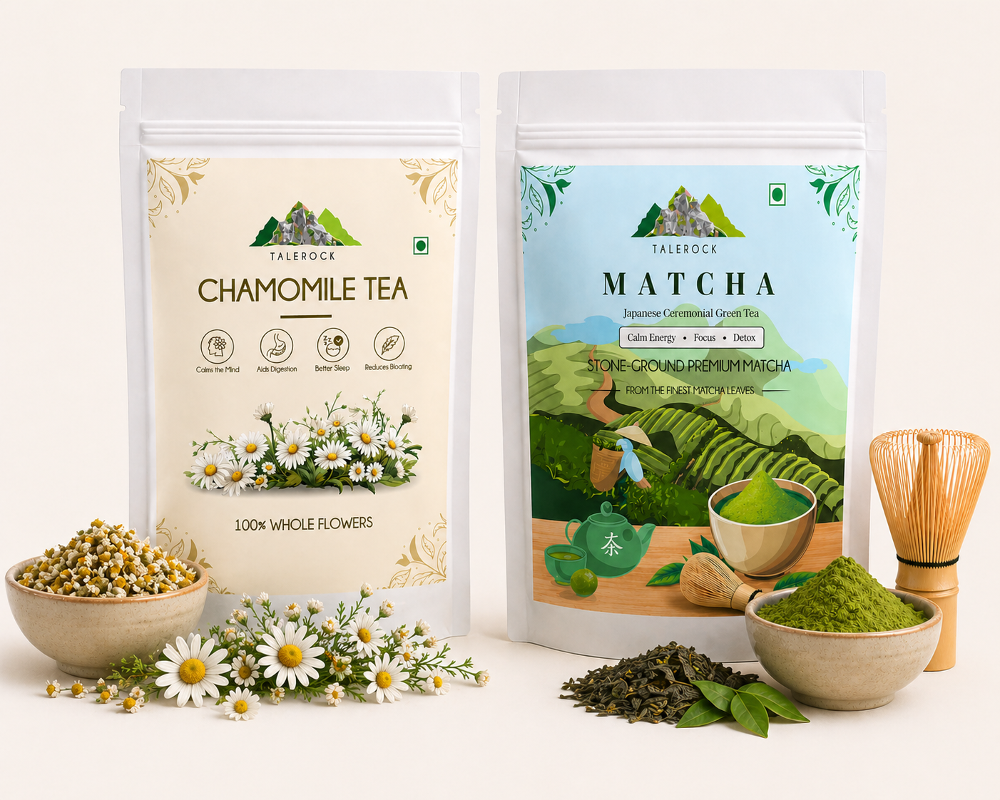 Matcha and Chamomile (100g)