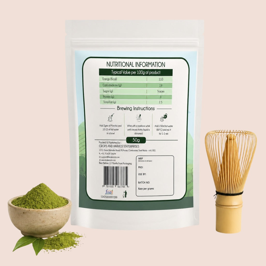 Matcha and Chamomile (50g)