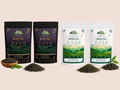 Green tea and orthodox black tea (100g)